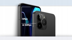 Smartfon myPhone Myphone N23 Elegancki Smartfon + Etui 5000 Mah 6.51 Hd+ 128Gb Aparat 50 Mpx 11