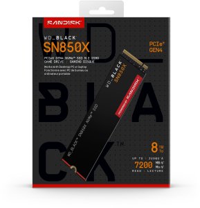 Dysk SSD SanDisk SN850X 8TB M.2 2280 PCI-E x4 Gen4 NVMe (WDBB9G0080BNC-WRSN) 7