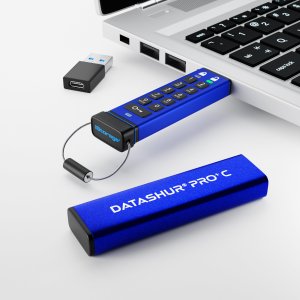 iStorage datAshur PRO+C pamięć USB 256 GB USB Type-C 3.2 Gen 1 (3.1 Gen 1) 3