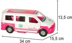 Karetka pogotowia ambulans mobilny szpital lalka akcesoria 11