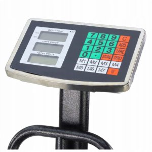 Waga Elektroniczna LCD Platformowa Magazynowa Dokładność do 20g 200kg 4