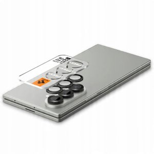 Spigen Optik Pro HD GLAS.TR EZ Fit Camera Protector 2-Pack - Szkło ochronne na obiektyw do Samsung Galaxy Z Fold 7 (2 szt)(Czarny) 3