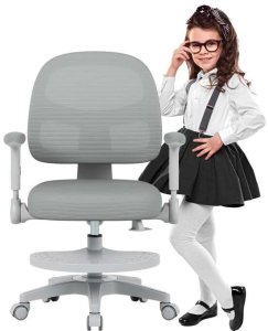 Krzesło biurowe MarkAdler Junior 5.0 Szare 2