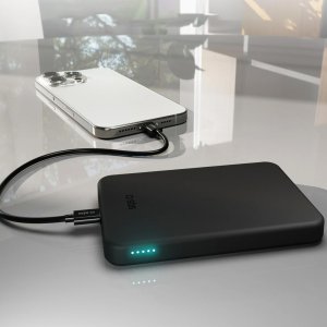 Powerbank SBS Mag Power Qi2 5000 mAh kompatybilny z MagSafe - czarny 4