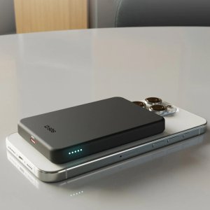 Powerbank SBS Mag Power Qi2 5000 mAh kompatybilny z MagSafe - czarny 6