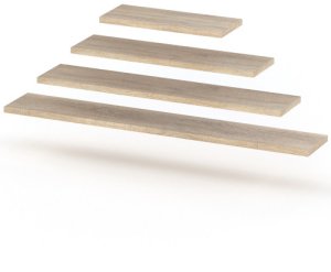 Półka Wisząca Ścienna Na Książki Dla Dzieci Dąb Sonoma Hugo 40cm Do Pokoju 3