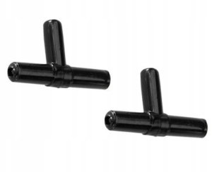 vidaXL Tr�jnik do w�a, 4,6cm, 2 szt 2