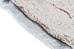 Edco Calida, mata z wk��dk� odbijaj�c� ciep�o, dla psa/kota, bia�o/br�zowa, 140 x 85 cm 3