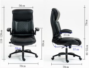 Krzesło biurowe Activejet Fotel biurowy ACTIVEJET YK7406-1 czarny 60