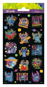 BT21 Naklejki brokatowe Stitch 2