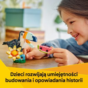 LEGO Creator Dzikie zwierzęta: Tropikalny tukan (31173) 4