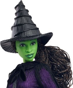 Mattel Wicked Elphaba Lalka Deluxe (z warkoczami) 3