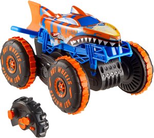Mattel Hot Wheels Monster Trucks RC Tiger Shark Wspinacz 1:15 Pojazd zdalnie sterowany JFR39 3