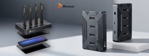 ADAPTER KIESZEŃ NA 4x DYSKI SSD NVME PCIe 2w1 SATA NGFF M.2 CZYTNIK USB 3.2 REAGLE 5
