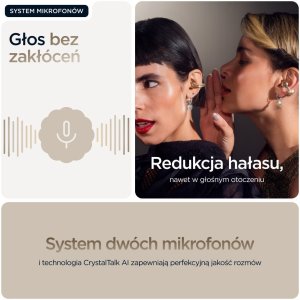 Słuchawki Motorola Moto Buds Loop by Swarovski - French Oak (PG38C07172) 9