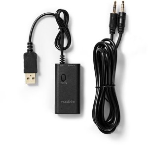 Nedis Nadajnik Bluetooth BTTR050BK AUX/USB SBC Do 1 urządzenia Czarny 7