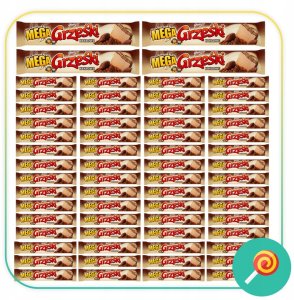 Nestl GrzeÅki MEGA wafle kakaowe nieoblane | 34g 3