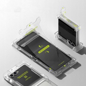 Ringke ZESTAW OCHRONNY RINGKE 3-IN-1 PROTECTOR PRO GALAXY Z FLIP 7 CLEAR 4