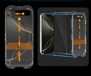 Hofi Szkło prywatyzujące Tech-Protect Quick Set Spy+ do Apple iPhone 15 / 16 Privacy [2 PACK] 5