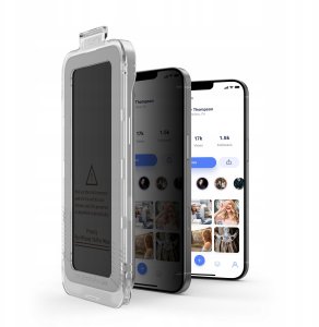 Szkło prywatyzujące Tech-Protect Quick Set Spy+ do Apple iPhone 16 Pro Privacy [2 PACK] 4