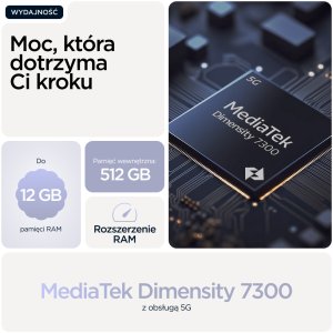 Smartfon Motorola Moto G86 5G 8/256GB Fioletowy  (PB7L0087SE) 6