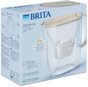 Dzbanek filtrujący Brita Style Essential + 1 wkład Pro Pure Performance piaskowy 9