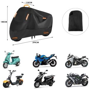 POKROWIEC NA MOTOCYKL rozmiar L 295x140x110 wodoodporny 2