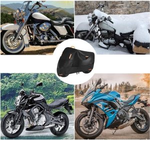 POKROWIEC NA MOTOCYKL rozmiar L 295x140x110 wodoodporny 6