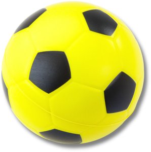 LeanToys Piłka Do Footballu Piankowa Do Odbijania Kopania Zabawy 15cm 2