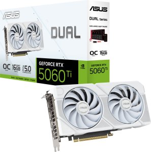 Karta graficzna Asus Dual GeForce RTX 5060 Ti White OC 16GB GDDR7 DLSS4 (DUAL-RTX5060TI-O16G-WHITE) 9