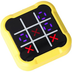 Melissa & Doug Kółko krzyżyk gra elektroniczna logiczna tic tac toe konsola przenośna żółta Kik Sp. z o. o. Sp. k. 5
