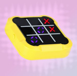Melissa & Doug Kółko krzyżyk gra elektroniczna logiczna tic tac toe konsola przenośna żółta Kik Sp. z o. o. Sp. k. 8