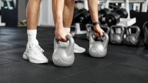 Kettlebell Rebel Active RBA-2322 gumowany 4 kg 6