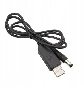 Rosfix KABEL PRZETWORNICA USB DC 5,5X2,1MM 5V-9V STEP UP 1A 100CM ROSFIX 3