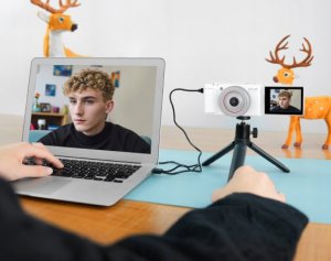 Aparat Cyfrowy SJCAM ZV200 dla nastolatków Młodzieży kamera WEBCAM 5K 80Mpx 9