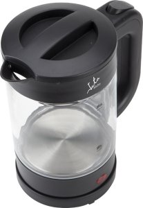 Czajnik Jata JATA Czajnik elektryczny HA702 1.2 L 1500 W Black Transparent Glass Overheat protection Cordless 3