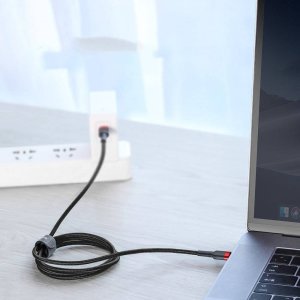 Kabel USB Baseus USB-C - USB-C 1 m Czarny (6953156285217) 8