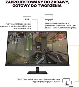 MONITOR HP OLED  UHD 31 5  OMEN Transcend 32 (9R181E9) 240Hz 15