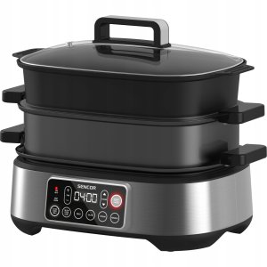 SPR 6300BK 3w1 Wolnowar/ Grill / Parowar 3