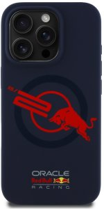 Red Bull ETUI RED BULL HC SILICONE ORBR20 LOGO RED LINING DO IPHONE 15 PRO MAGSAFE GRANATOWY 3