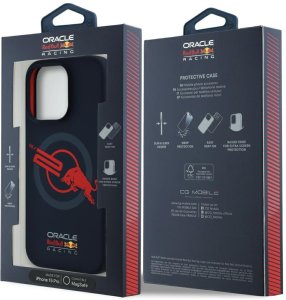 Red Bull ETUI RED BULL HC SILICONE ORBR20 LOGO RED LINING DO IPHONE 15 PRO MAGSAFE GRANATOWY 8