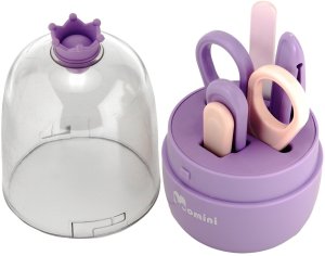 MOMINI -ZESTAW DO PIELĘGNACJI PAZNOKCI    NIEMOWLĄT LILAC 4