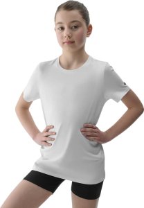 Komplet dla dziewczynki 4F koszulka, spodenki, worek F082 głęboka czerń 4FJWAW25TAPSF082 20S 146-152cm 3