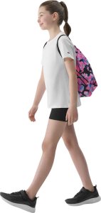 Komplet dla dziewczynki 4F koszulka, spodenki, worek F082 głęboka czerń 4FJWAW25TAPSF082 20S 134-140cm 6