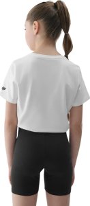 Komplet dla dziewczynki 4F koszulka, spodenki, worek F082 głęboka czerń 4FJWAW25TAPSF082 20S 158-164cm 2