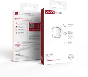 ZAGG InvisibleShield Flex 360 bundle - obudowa ochronna oraz folia ochronna do Apple Watch Ultra / Ultra 2 (49mm) 2