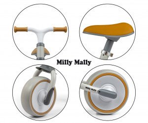 Rowerek biegowy Milly Mally Rowerek Biegowy Skippy White 11