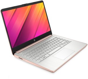 Laptop edukacyjny HP 14-dq0762dx / 9R8G4UA / Intel N4120 / 16GB / 128GB eMMC / HD / Win 11 / Różowy 2
