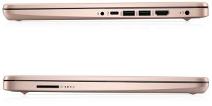 Laptop edukacyjny HP 14-dq0762dx / 9R8G4UA / Intel N4120 / 16GB / 128GB eMMC / HD / Win 11 / Różowy 5