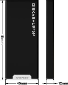 iStorage diskAshur M2 PIN 1 TB USB Type-A / USB Type-C 3.2 Gen 1 (3.1 Gen 1) Czarny 4